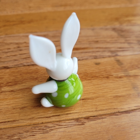 Bunny Rabbit Lapin Glass Figure Gift Easter - Picture 9 of 16